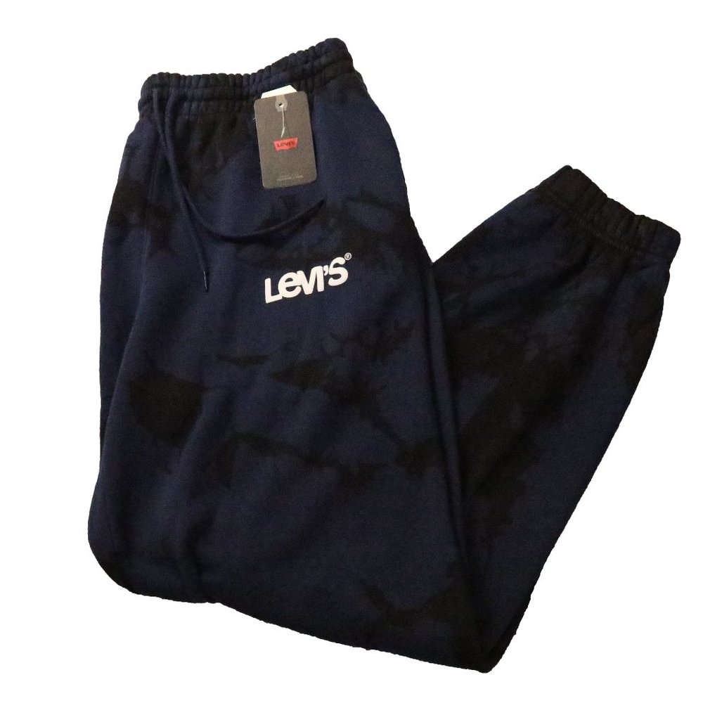 Men's Levi's Sweat Pants, Blue/Black, L, New with Tags